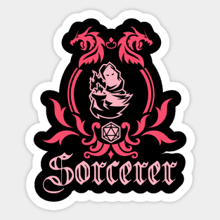 D&D Sorcerer Simple Class Emblem Sticker